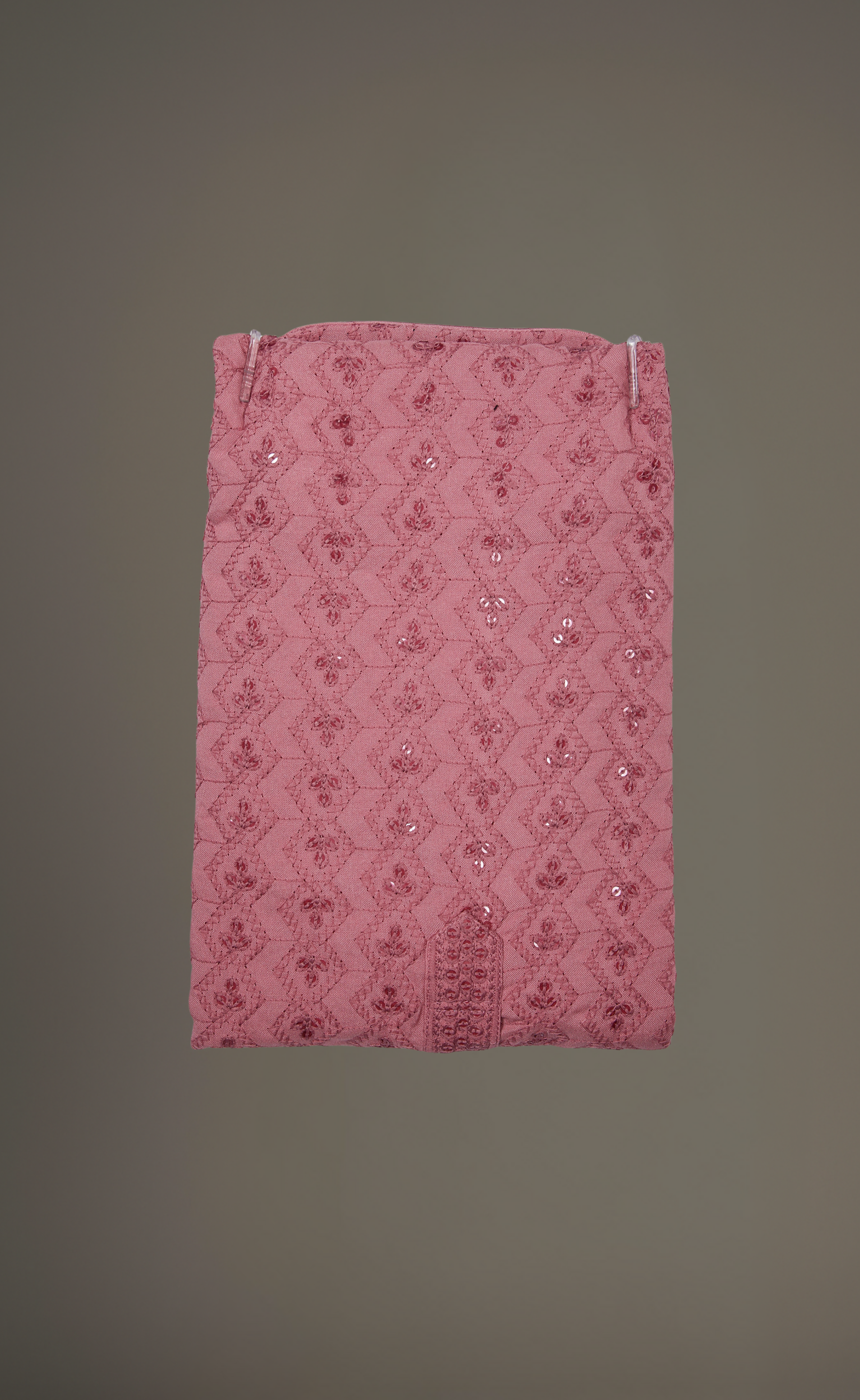 Kroms fashion men sequin kurta Light brick kromsFashion