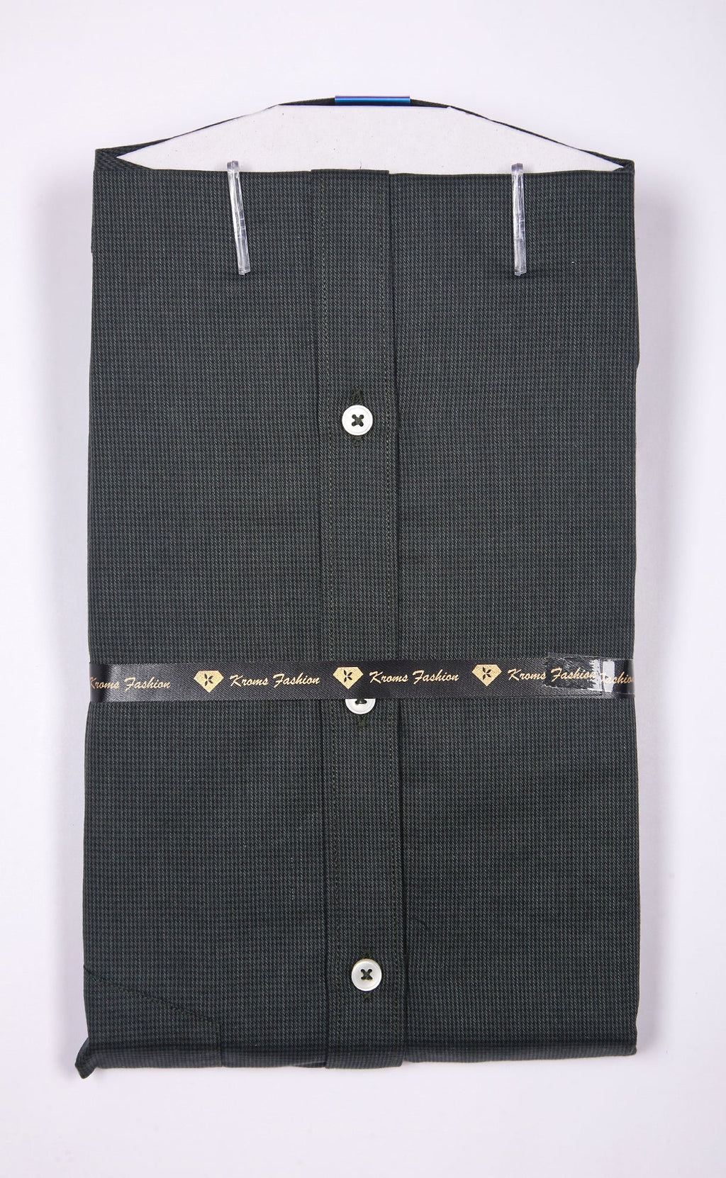 Kroms fashion men shirt Black kromsFashion