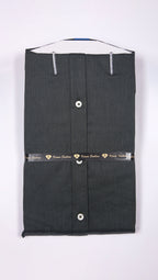 Kroms fashion men shirt Light Blue Gray kromsFashion