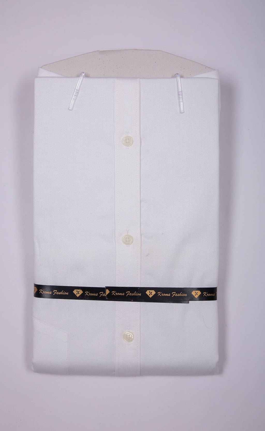 Kroms fashion men shirt White Color kroms fashion