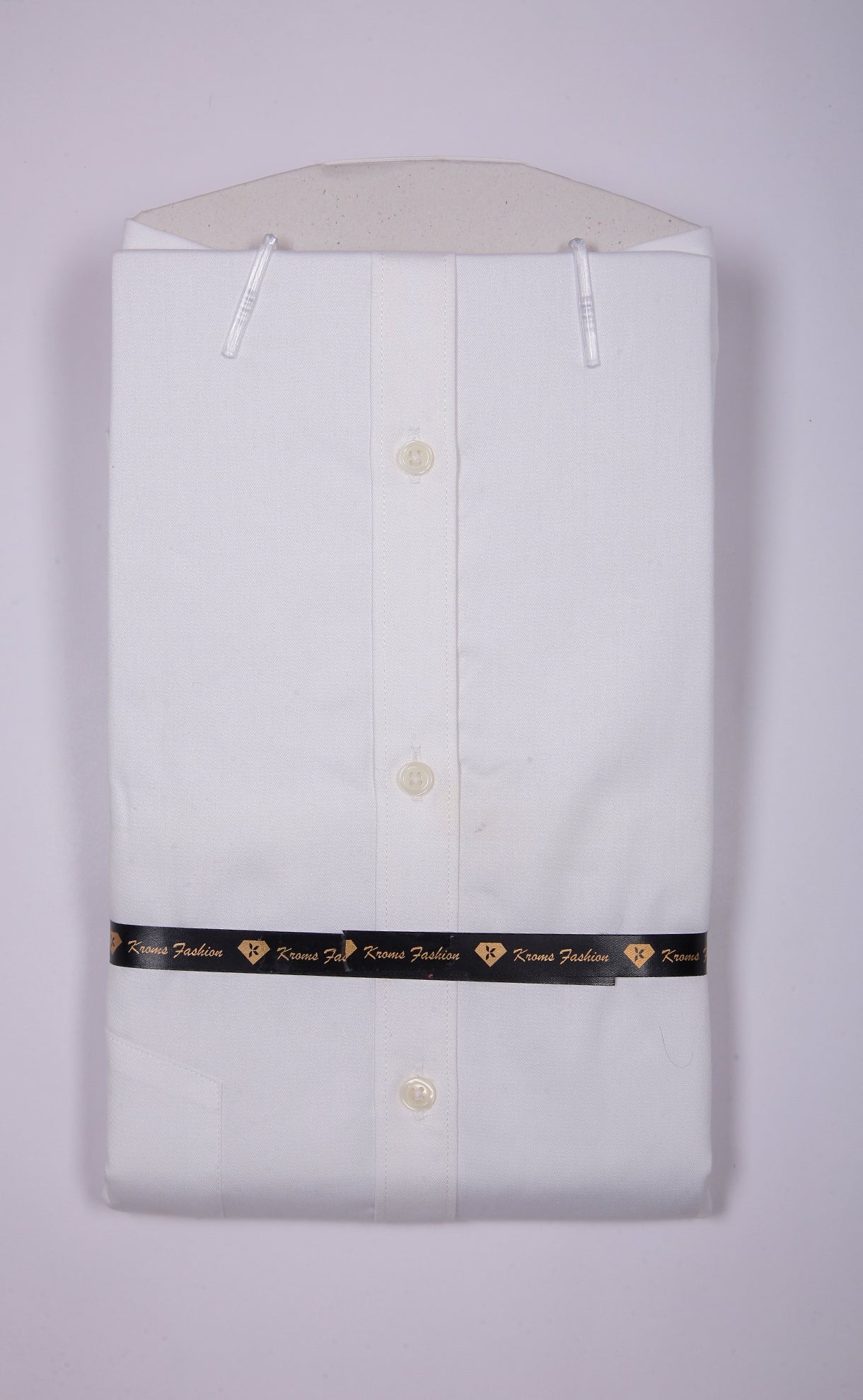 Kroms fashion men shirt White Color kroms fashion