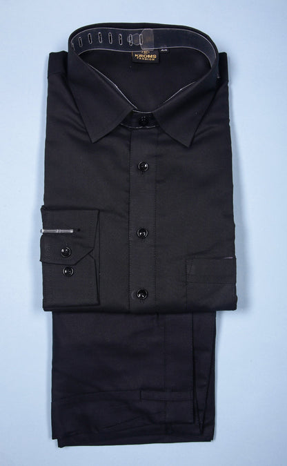 Kroms fashion men Pathani suit Black kromsFashion