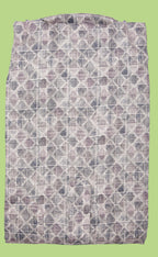 Kroms fashion men digital printed kurta off white with black geometrical shape kroms fashion