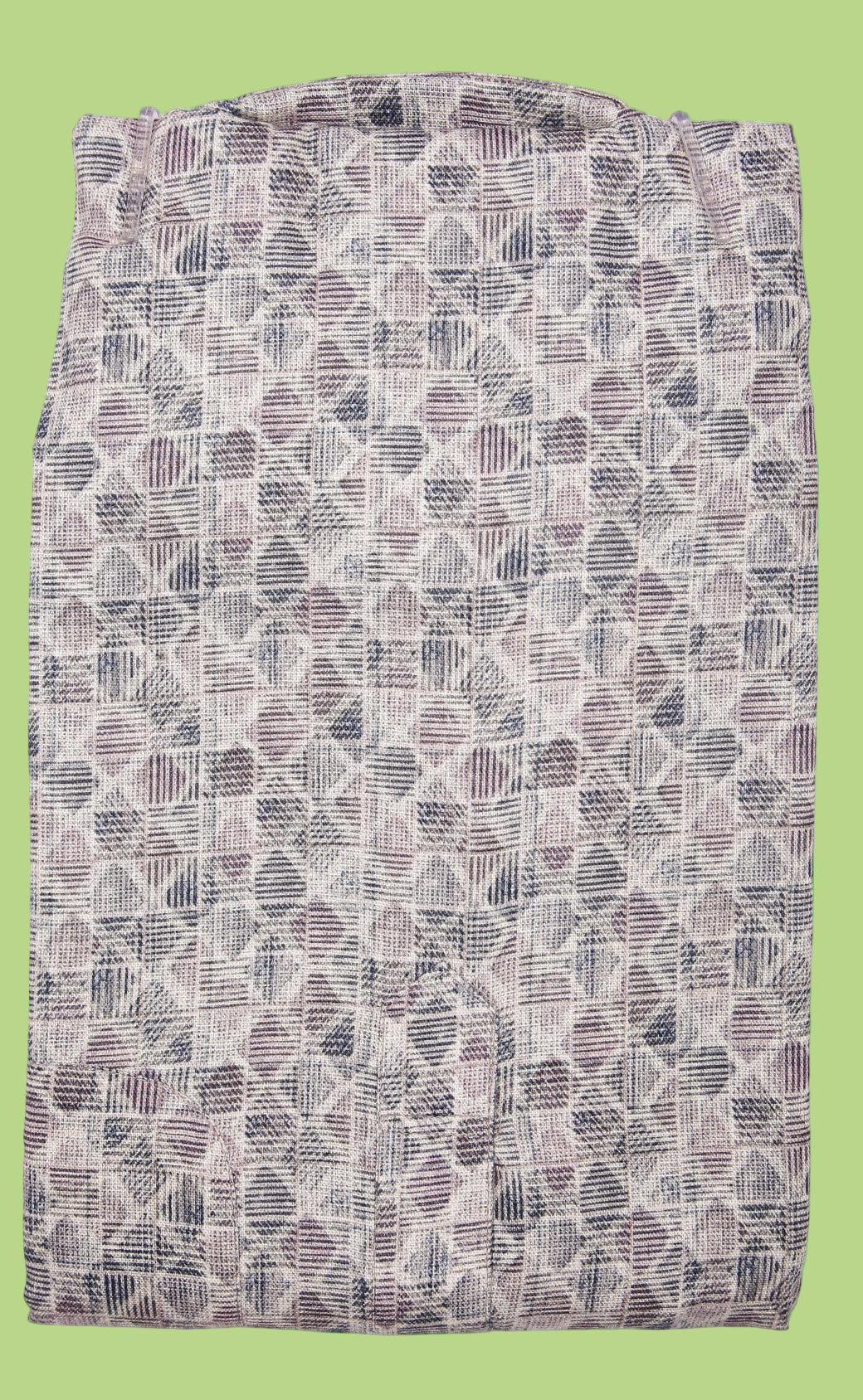 Kroms fashion men digital printed kurta off white with black geometrical shape kroms fashion