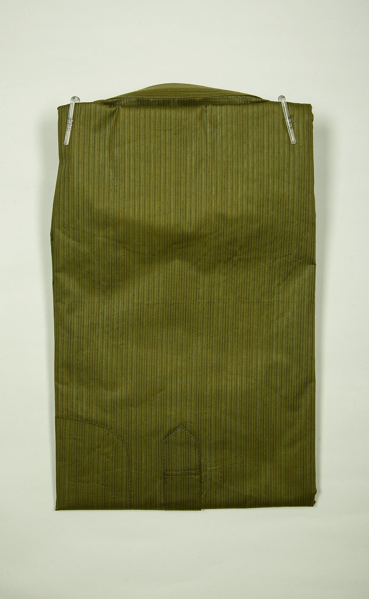 Kroms fashion men self design kurta Color Army Green kroms fashion