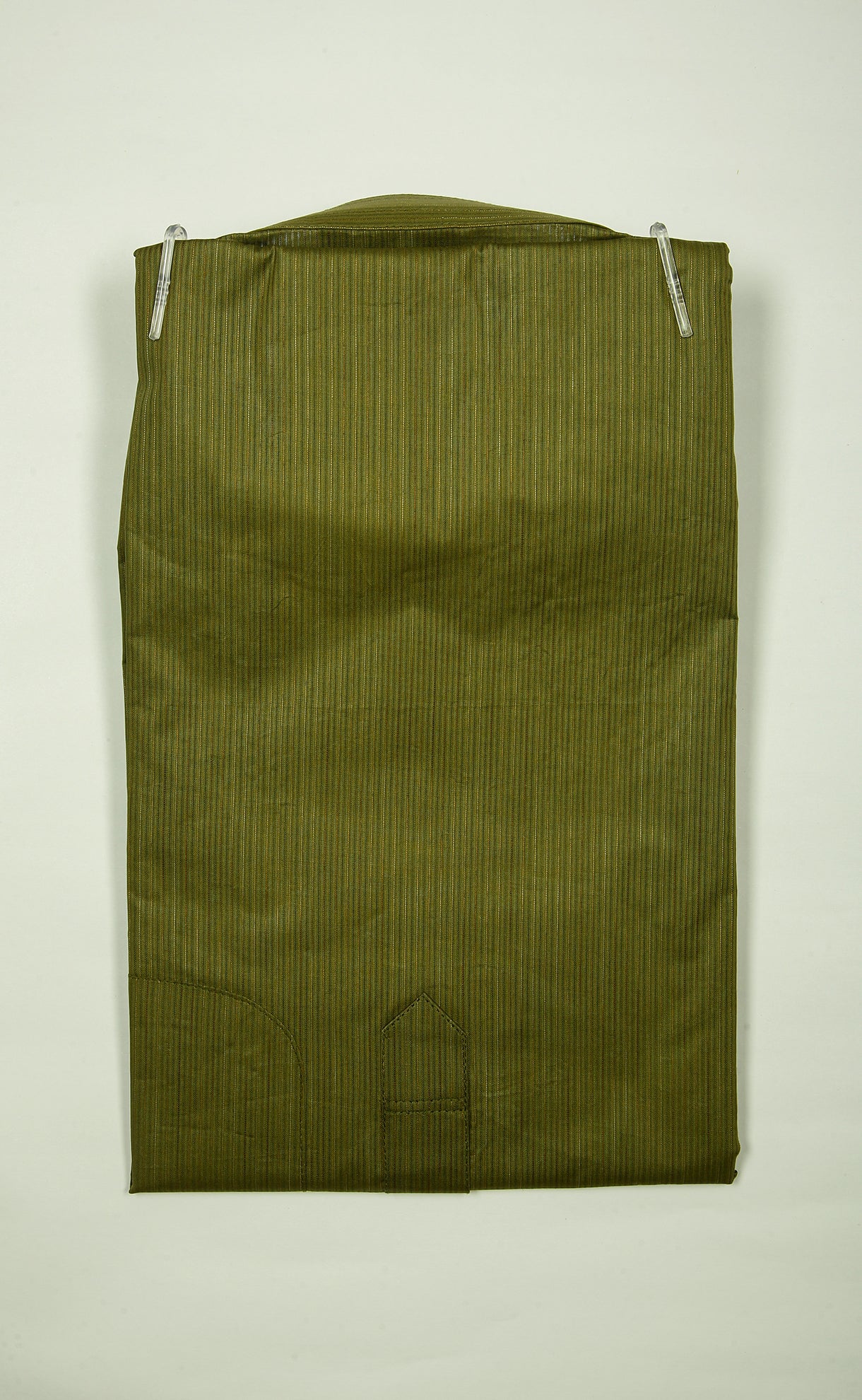 Kroms fashion men self design kurta Color Army Green kroms fashion