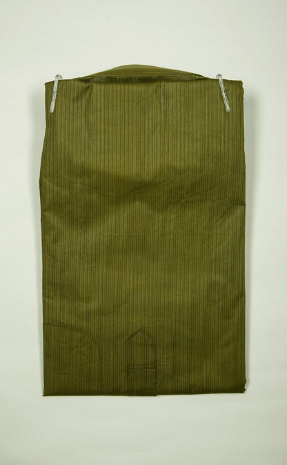 Kroms fashion men self design kurta Color Army Green kroms fashion