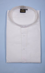 Kroms fashion men plain kurta White kroms fashion