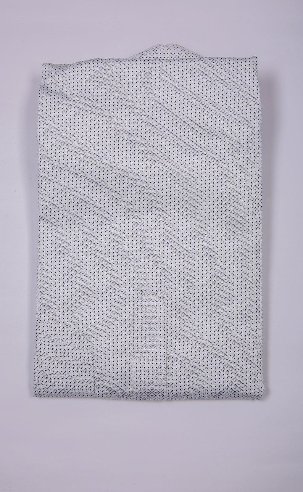 Kroms Fashion Men Kurta White Dotted kromsFashion