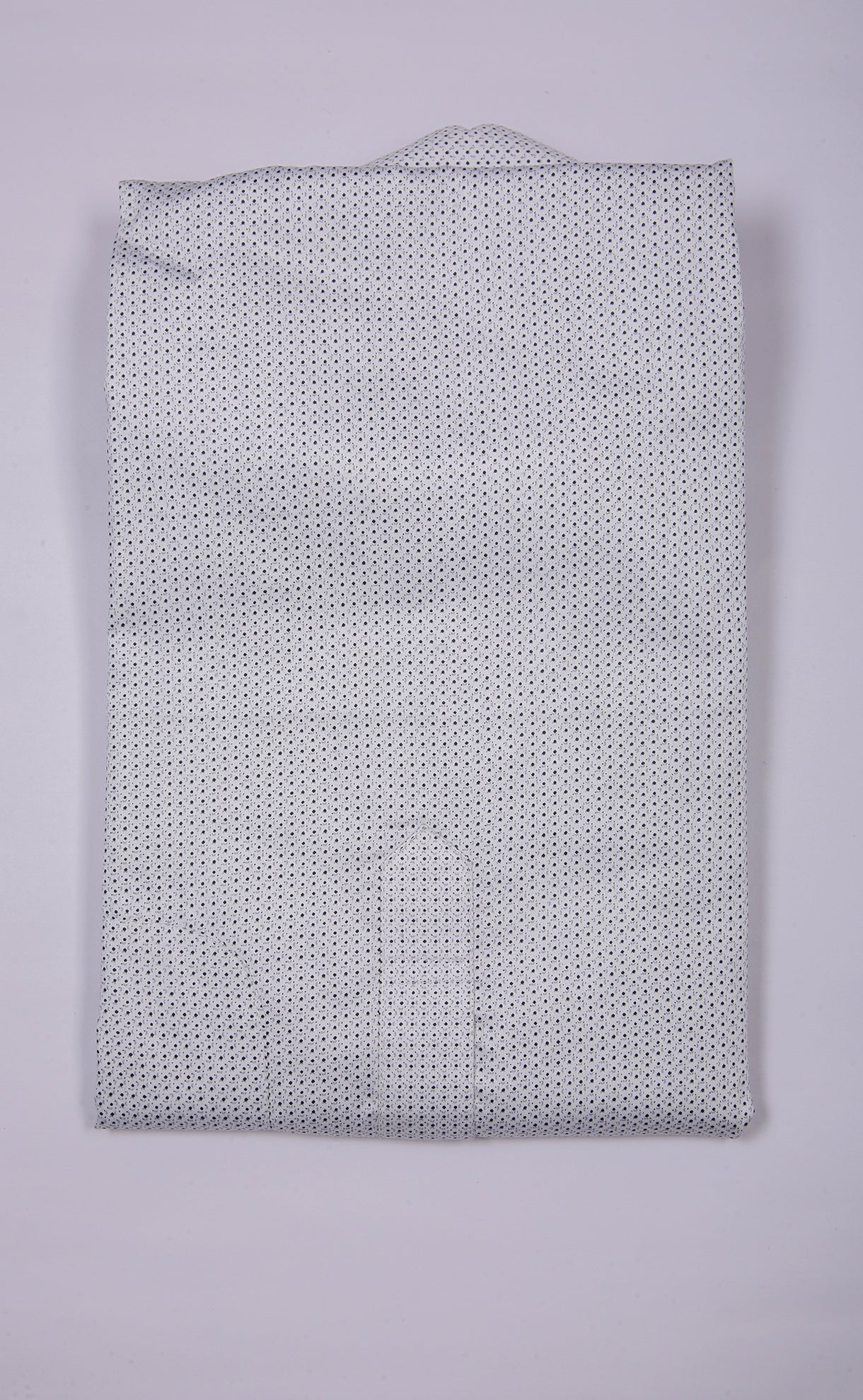 Kroms Fashion Men Kurta White Dotted kromsFashion