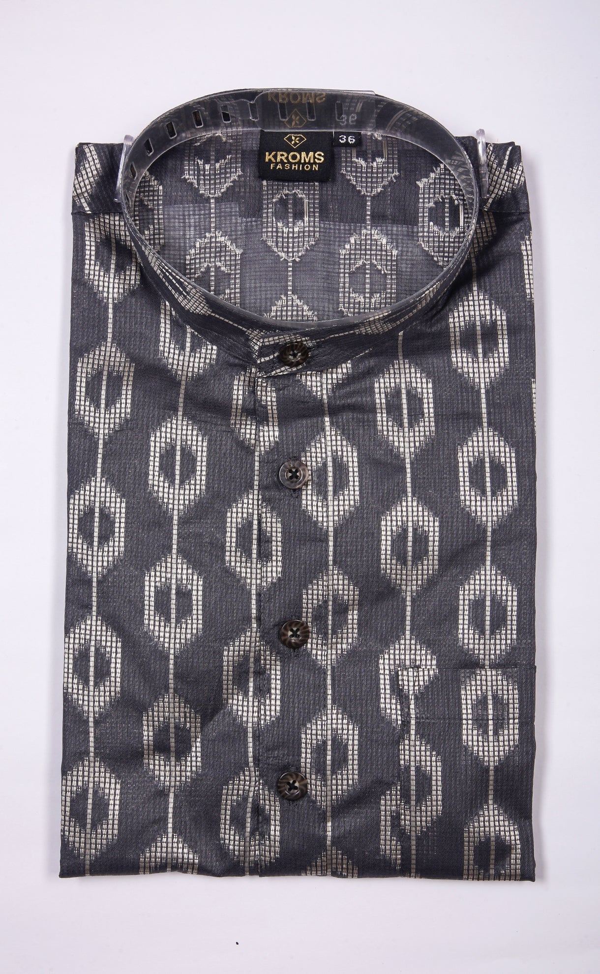 Kroms fashion men designer kurta Black kromsFashion