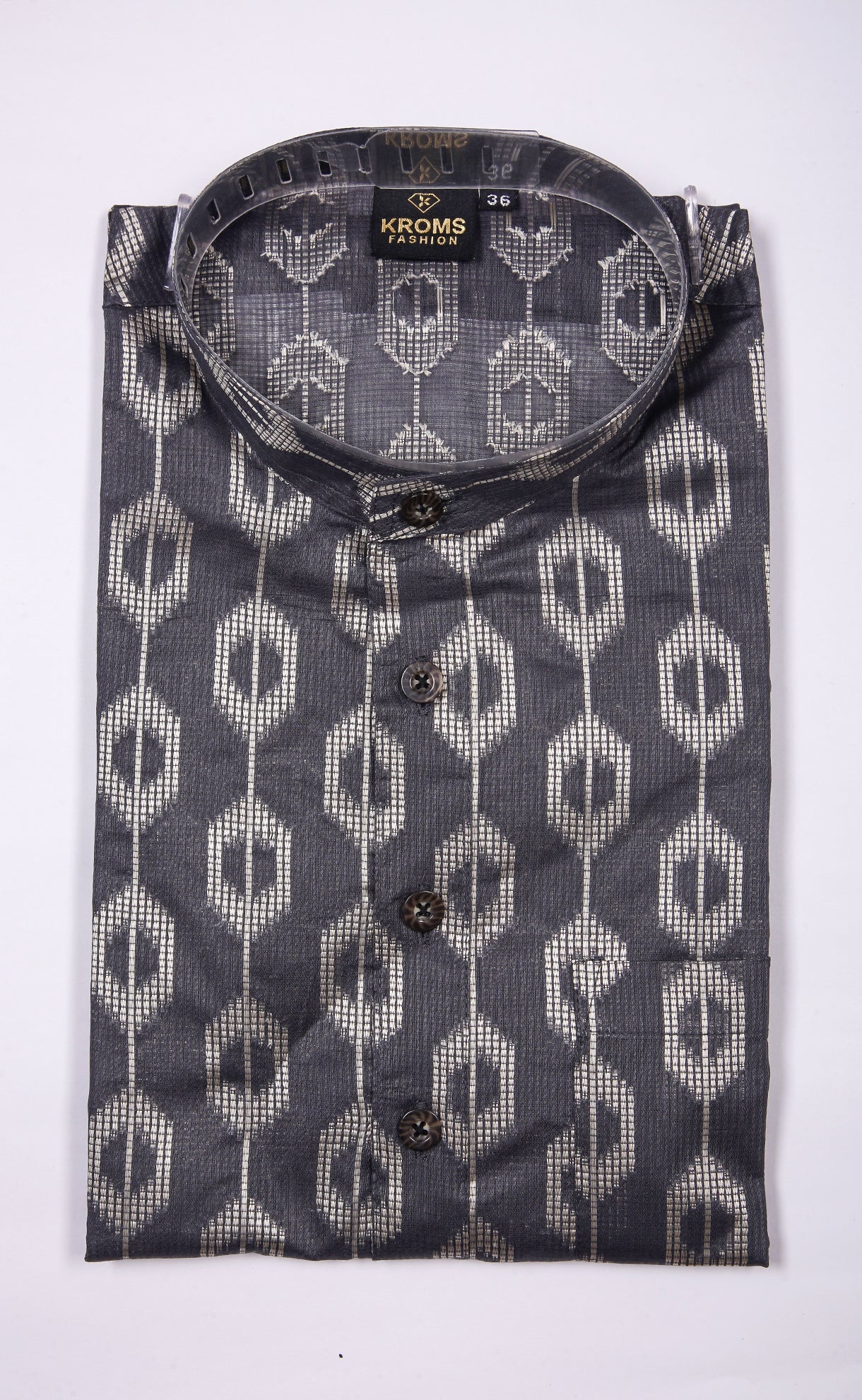 Kroms fashion men designer kurta Black kromsFashion