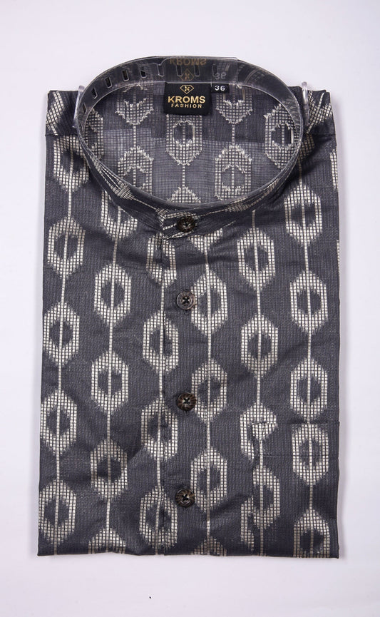 Kroms fashion men designer kurta Black kromsFashion