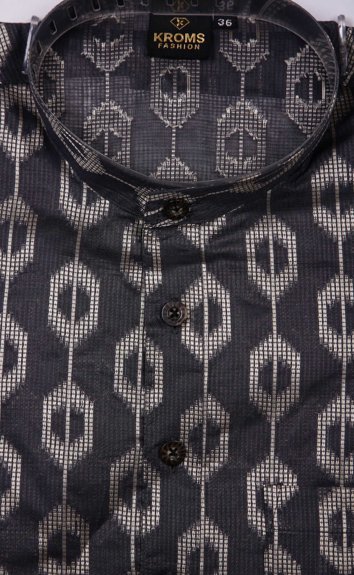 Kroms fashion men designer kurta Black kromsFashion