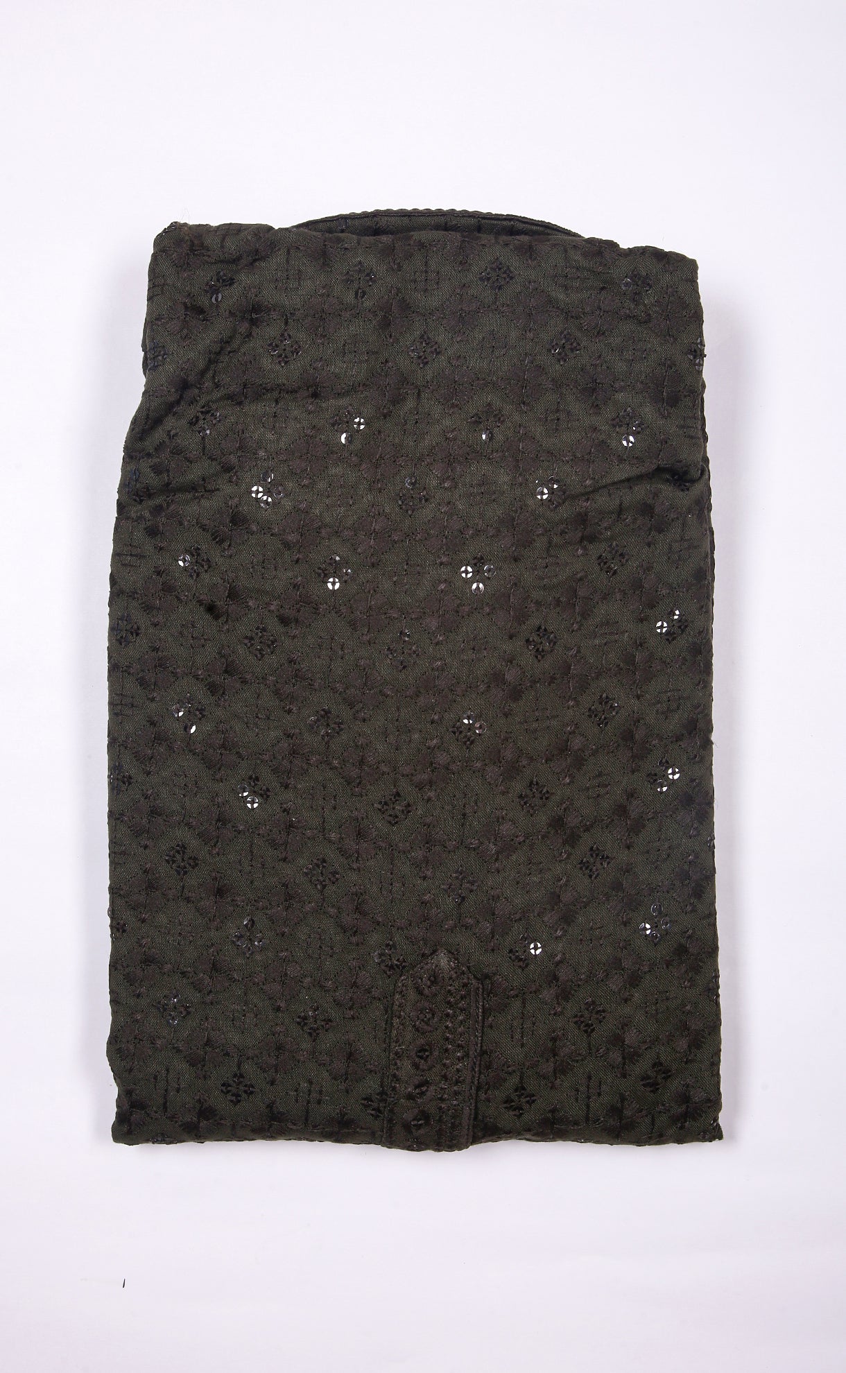 Kroms fashion men sequin kurta Mehandi kromsFashion