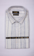 Kroms Fashion Men Shirt Wave Printed kroms fashion