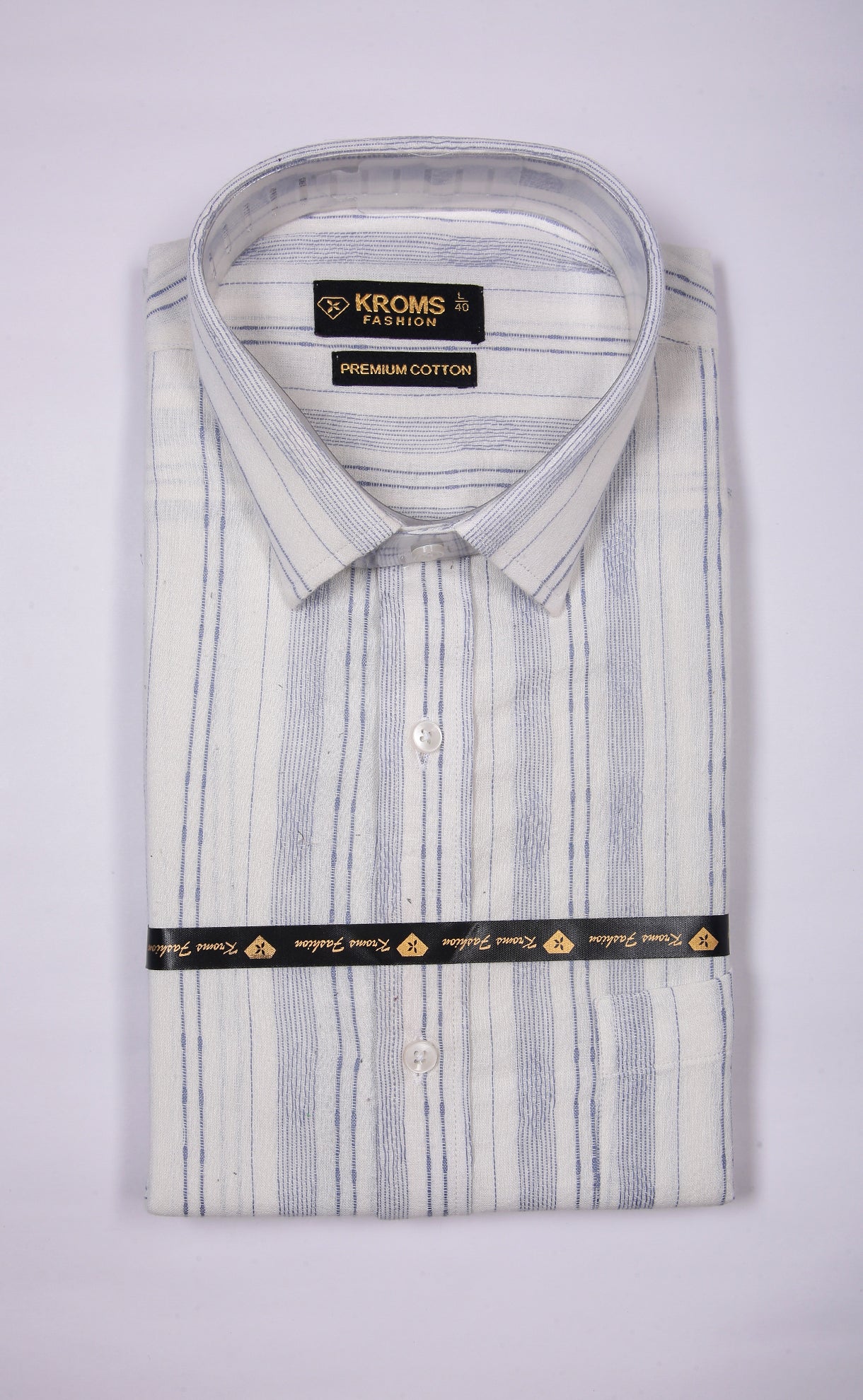 Kroms Fashion Men Shirt Wave Printed kroms fashion