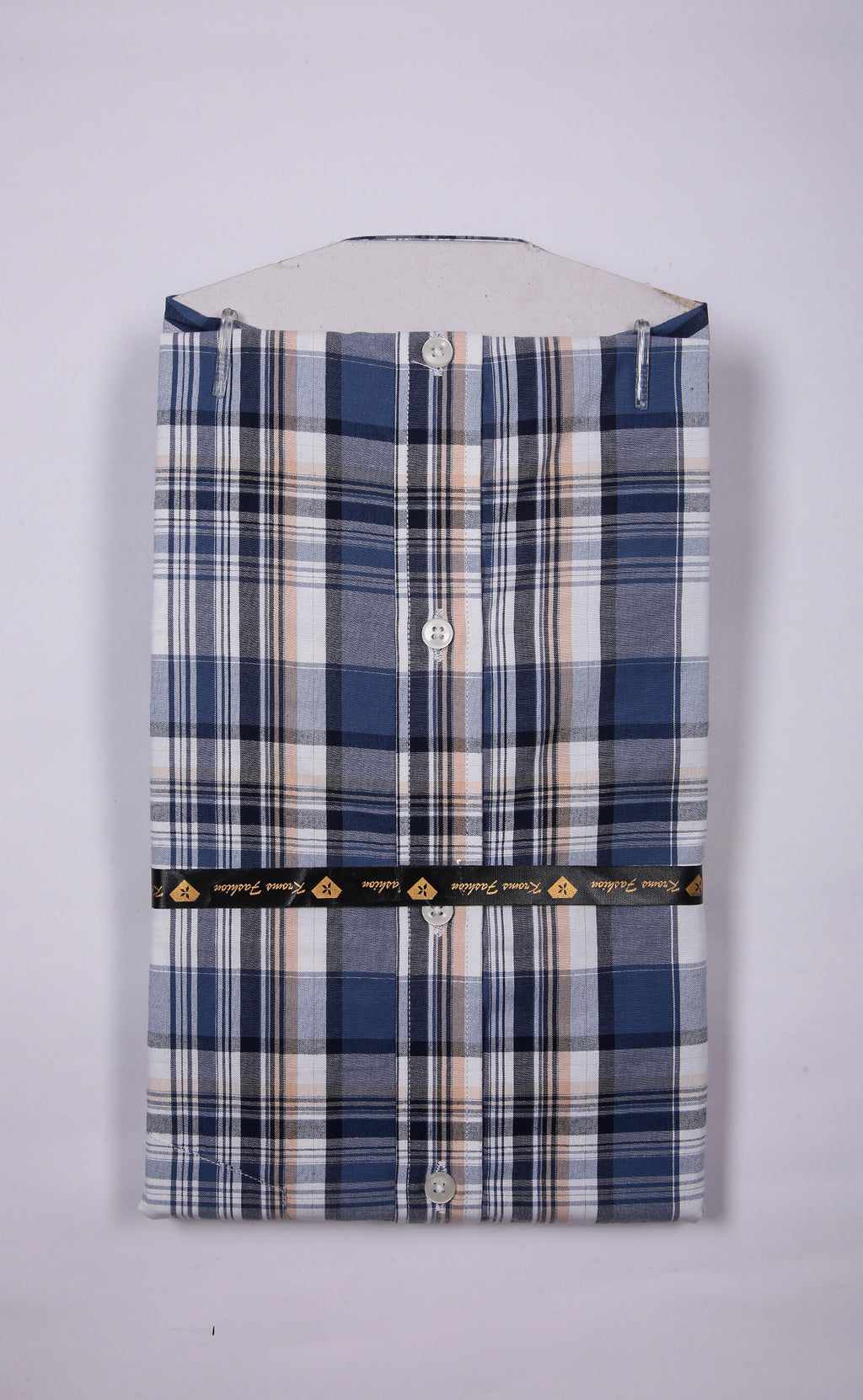 Kroms Fashion Men Shirt Checked kroms fashion