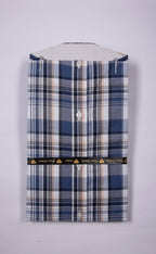 Kroms Fashion Men Shirt Checked kroms fashion