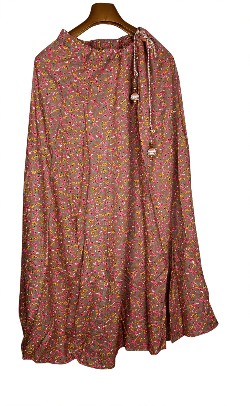 Women trendy rayon silk skirt for women kromsFashion