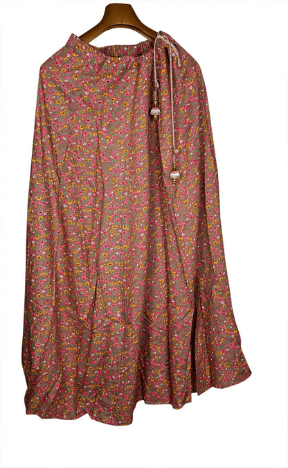 Women trendy rayon silk skirt for women kromsFashion