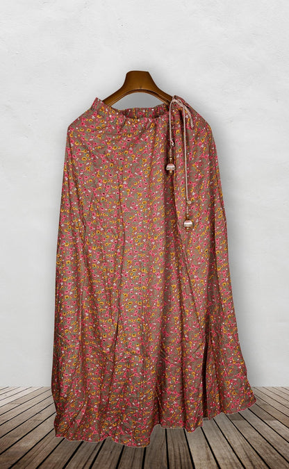Women trendy rayon silk skirt for women kromsFashion