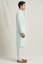 Kroms Fashion Men Sequin Kurta Ice Cool Color kromsFashion