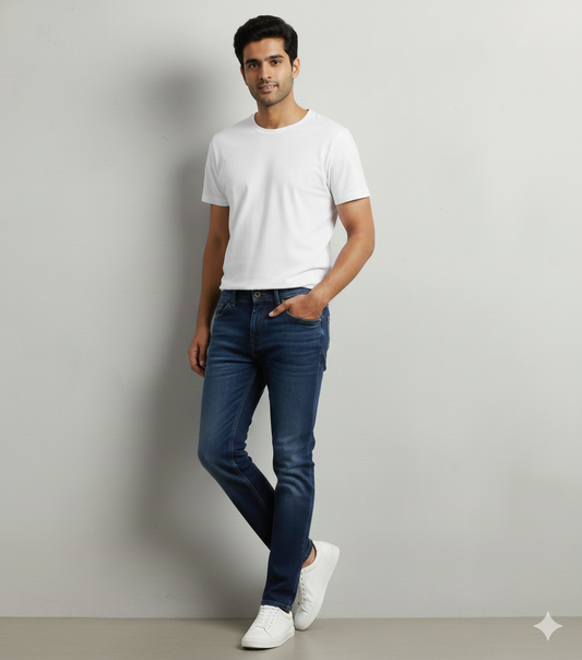 Men Denim Jeans kroms fashion