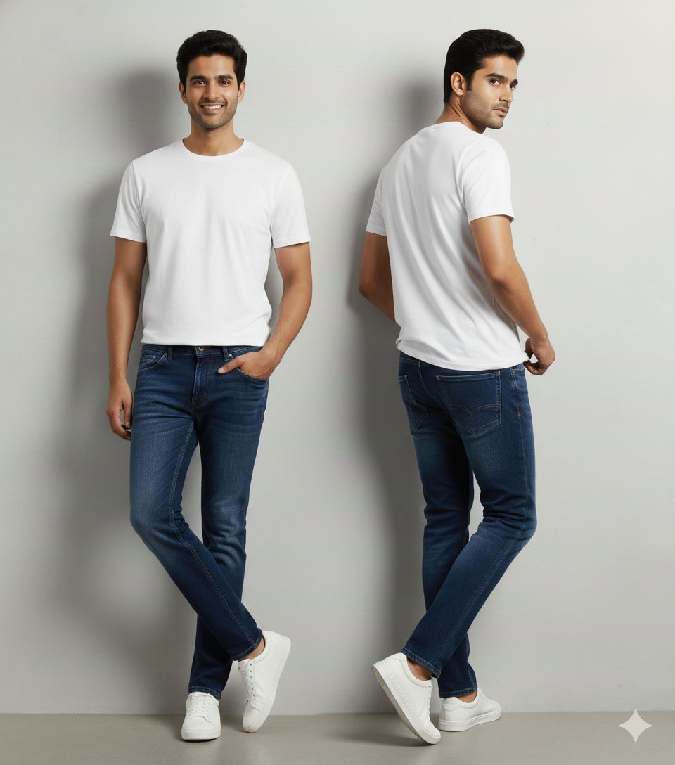 Men Denim Jeans kroms fashion