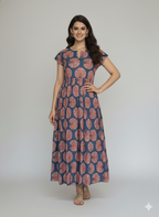Women Dress Printed kroms fashion