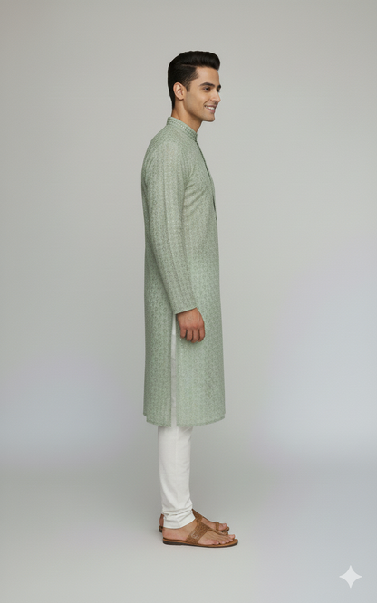 Kroms Fashion Men Sequin Kurta kroms fashion
