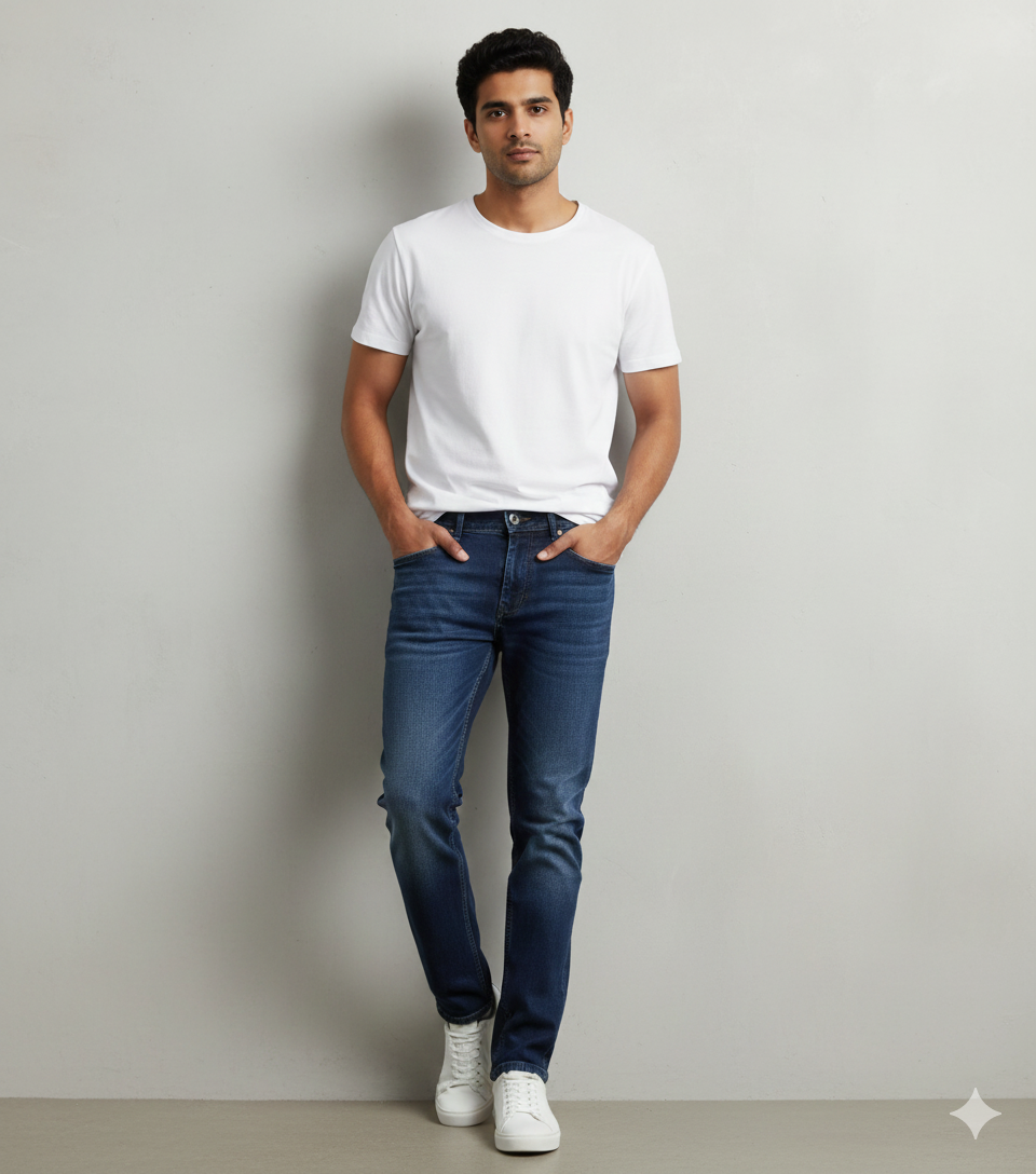 Men Denim Jeans kromsFashion