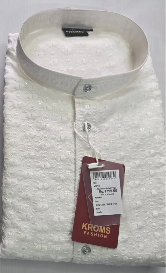 kroms fashion sequance men kurta kromsFashion