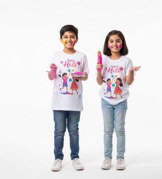 HOLI T SHIRTS FOR KIDS