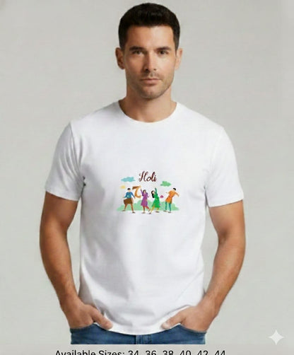 HOLI T SHIRTS FOR BOTH MEN AND WOMEN