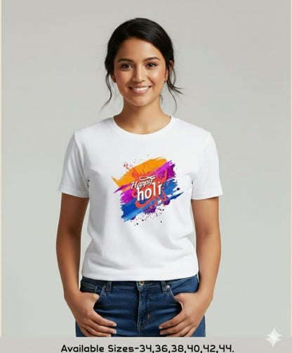 HOLI T SHIRTS FOR BOTH MEN AND WOMEN