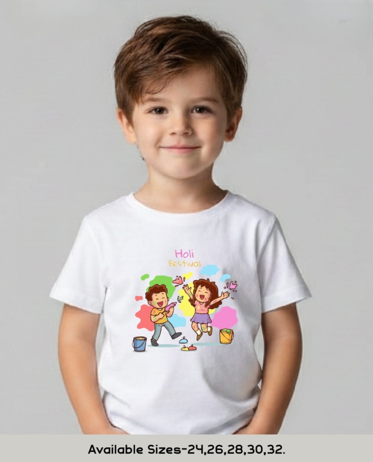 HOLI T SHIRTS FOR KIDS